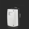 Czujnik zmierzchu światła z timerem V-TAC 10A 2400W 3-500LUX IP65 VT-81007 5 lat gwarancji